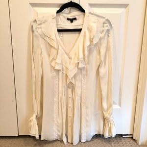 Rachel Zoe cream blouse